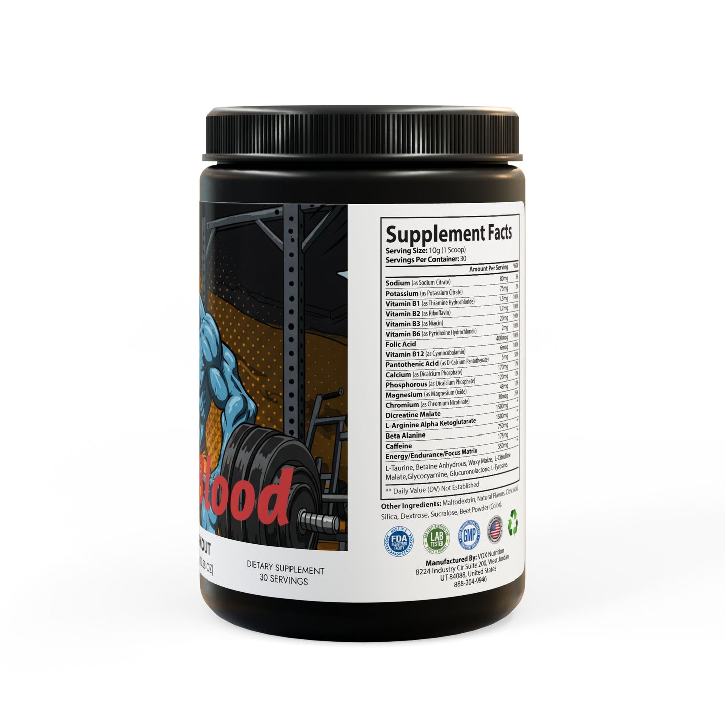 Pre-Workout Supplement, Watermelon (300g, 10.58oz)